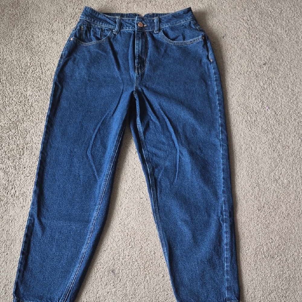 Only Relaxed Fit Dark Blue Denim Jeans
